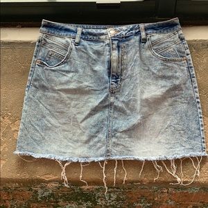 Denim Mini Skirt